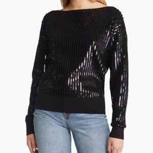 Halogen Sparkle Sequin Sweater New with Tags - Size M